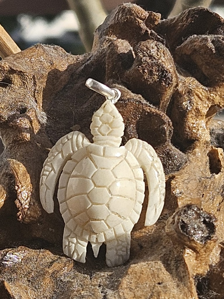 Tortuga Tallado en Hueso 